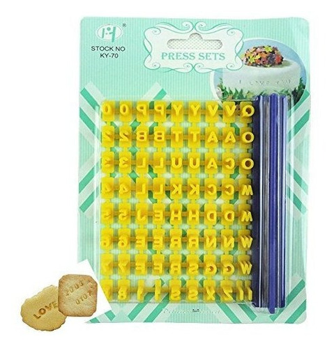 Gracelife 73 Pcs Alfabeto, Numero, Simbolos De Letras Gallet