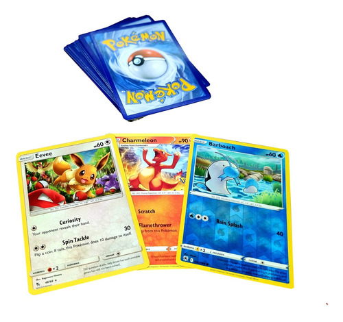 20 Cartas Pokemon  Originales Sin Repetir + Carta Brillante