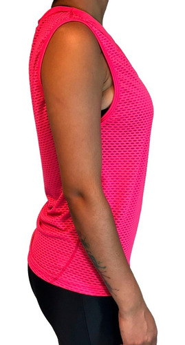 Imagen 3 de 4 de Cozy Musculosa Ciclismo Mujer Fucsia Ras