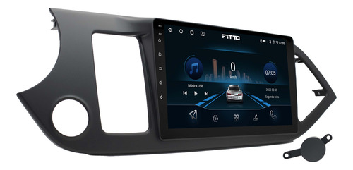 Multimidia Kia Picanto 13/18 9p Android 14 2gb 64gb Carplay