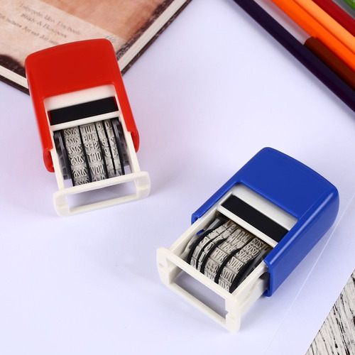 Sello Con Fecha Y Tinta De Plástico Con Forma De Sello Inglé