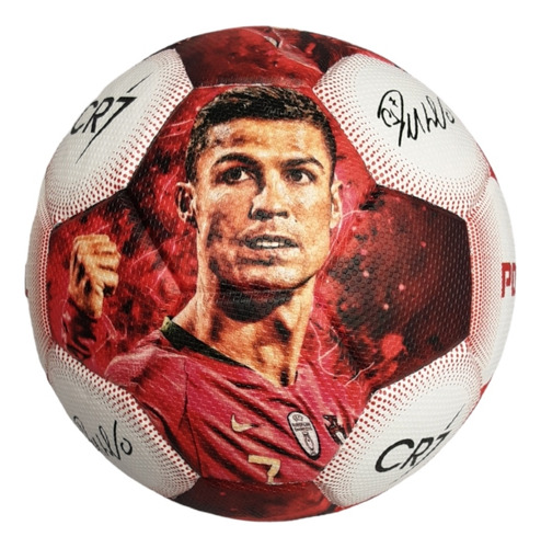 Balón De Fútbol Tamaño/talla 3 Cr7 El Bicho Gama Alta