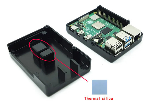 Case De Aluminio Para Raspberry Pi 4b Passivo Gabinete (Usado)
