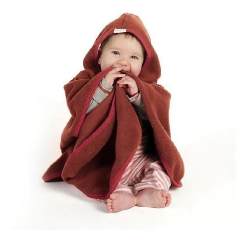Poncho Polar Con Capucha Wawita Bebe Babymovil