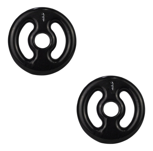 Imagem 7 de 7 de Kit Halteres Rosca Ajustavel + 24kg Anilhas Emborrachadas