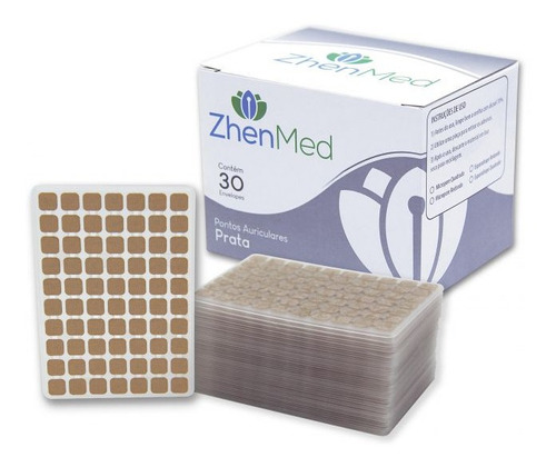 Ponto Prata Micropore (caixa Com 30 Cartelas) - Zhenmed