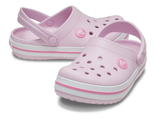 Sandália Crocs Crocband Clog Juvenil Ballerina Pink