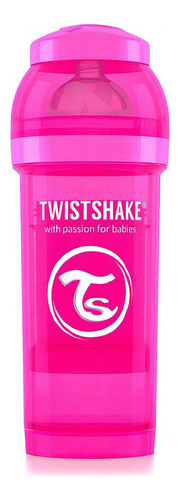 Botella Twistshake 260 ml rosa rosa
