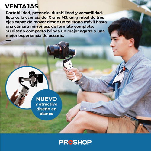 Estabilizador Gimbal Zhiyun Crane M3 Pro Camara Celular