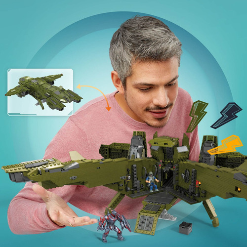 Imagen 4 de 5 de Mega Construx Halo Pelican Scape Juguete De Construcción