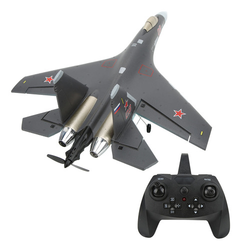 Avión Rc Qf009 Su 35 De 2.4 Ghz, 6 Ejes, Vuela Hacia Atrás 4