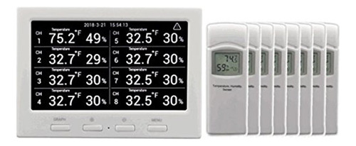 Ambient Weather Ws--x8 Termo-higrómetro Monitor Inalámbr