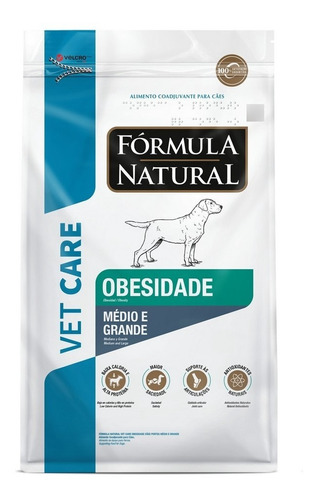 Ração Vet Care Obesidade Cães Med/gr 2kg Fórmula Natural