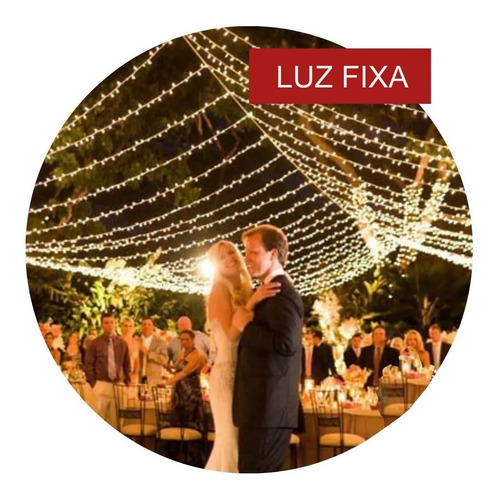 Imagem 1 de 7 de Cordão 100 Led Fio 10m Para Fazer Cortina Led E Pista Paris