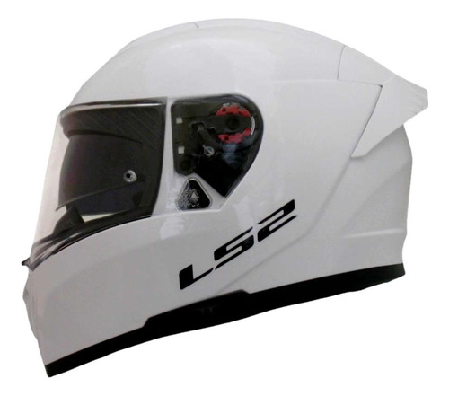 Casco Integral Ls2 Ff390 Breaker Evo Blanco Con Pinlock