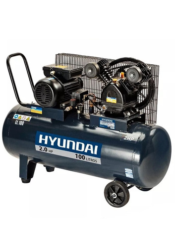 Compresor Monofásico 100lts Hyundai Hyac100c- Ferrejido