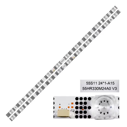 Kit 2 Barras Led Compativel Tcl 55p635 B0101-000490 Novo