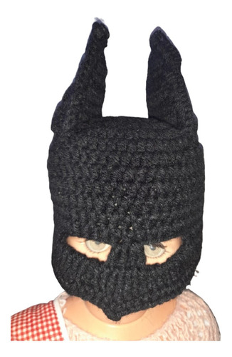 Gorro Gorrito Batman Artesanal Tejido Crochet Bebes Niños | Meses sin  intereses