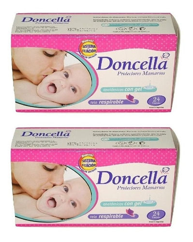 Doncella Protector Mamario X 48 Unidades Anatómicos Con Gel