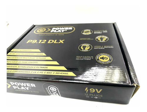 Fonte Power Play P9.12 Dlx 2000ma 9v 12 Saidas Novo Original