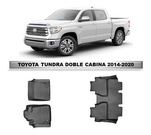 Alfombra Weathertech Bandeja Toyota Tundra 2014-2020 2cab