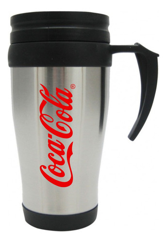 Vaso Viajero Metalico Coca-cola Mugs X