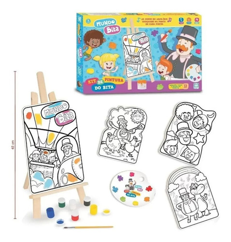 Imagem 3 de 4 de Kit De Pintura Mundo Bita - Nig