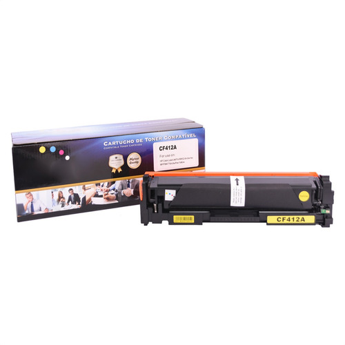 Toner Compatível Cf412a M452 M477 Amarelo 2,3k - Promoção