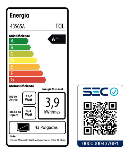 Imagen 3 de 11 de Led 43 Tcl 43s65a Fhd Smart Tv Android