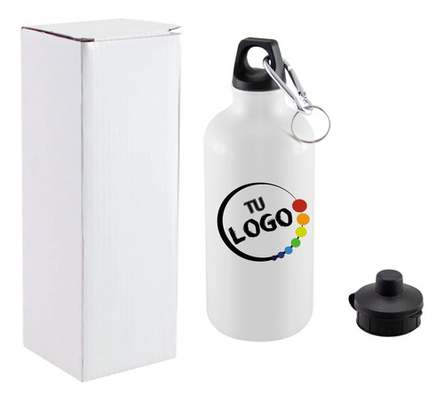 Botella De Aluminio 500 Ml Personalizada Regalo