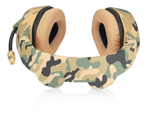 Audífonos gamer Onikuma K1-B camouflage yellow