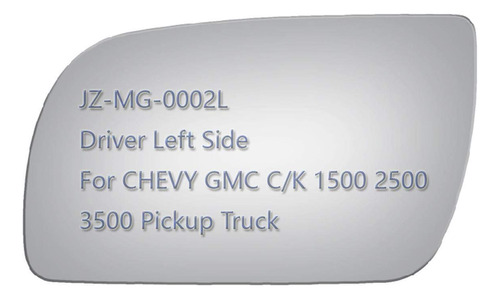Cristal Espejo Lateral Para Chevy Gmc Camion Pickup