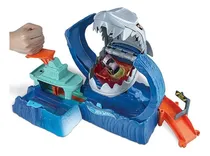 Comprar Hot Wheels Pista De Autos Robot Tiburon Auto Cambia De Color