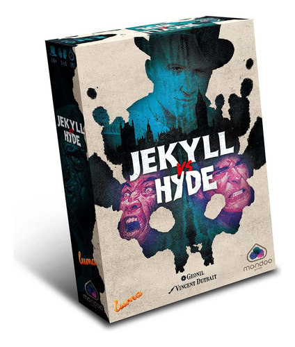 Juego De Mesa Jekyll Vs. Hyde 2 Jugadores Juego De T Fr80jm