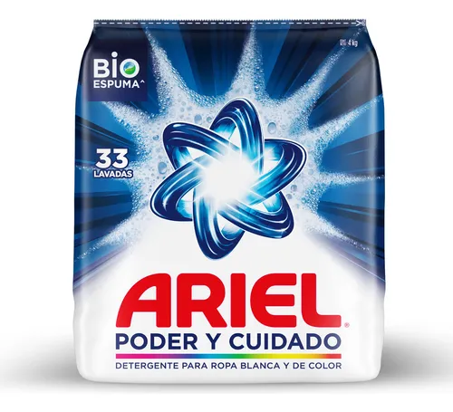 comprar Detergente En Polvo Ariel Poder Y Cuidado 4kg