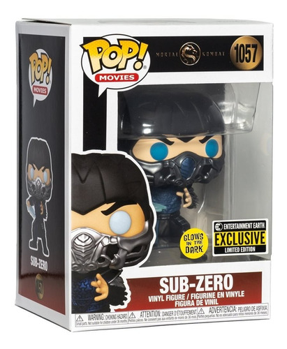 Funko Pop Sub Zero Glow In The Dark - Mortal Kombat 