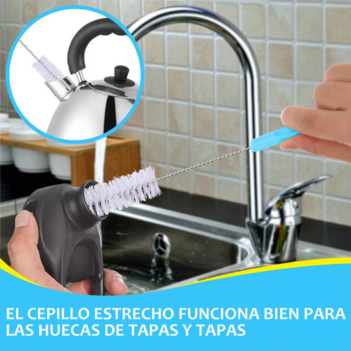 Juego De 5 Cepillos De Limpieza, Limpiador De Cepillos