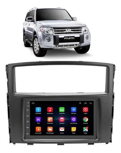 Kit Central Multimídia Android Pajero Full 2008 À 2021 7