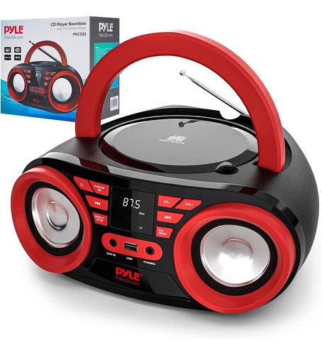 Reproductor De Cd Portátil Bluetooth Pyle-home Phcd22