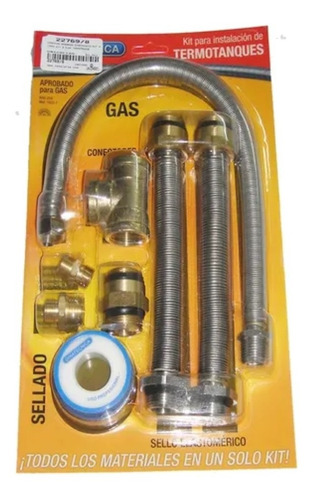 Imagen 1 de 3 de Kit Conexión Dinatecnica Para Instalación De Termotanque