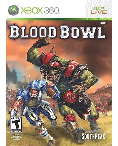 Jogo Blood Bowl Xbox 360 Midia Fisica Microsoft Southpeak
