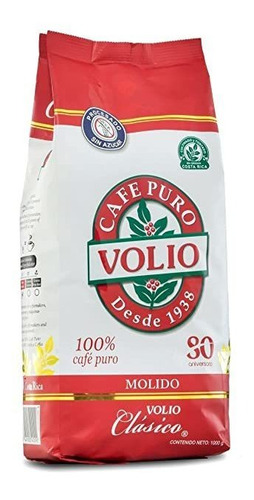 Café Volio Costa Rica Ground Coffee, 2.2 Lb./ 1 Kilo