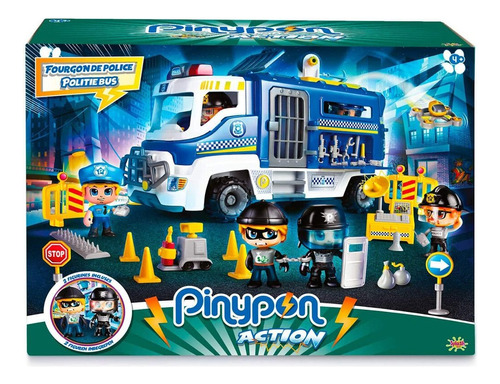 Pinypon Policia Camion Accion Operaciones Accesorios Premium