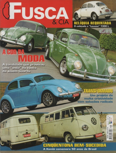 Fusca & Cia Nº31 Kombi 1959 1961 Vw 1300l 1976 Bianco Tarpan