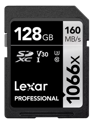 Memoria Lexar 1066x Sdxc Uhs-i 128gb 160mb/s Clase 10 