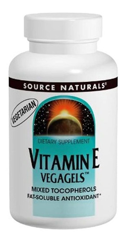 Source Naturals Vitamina E, 400 Iu, Antioxidante Soluble En