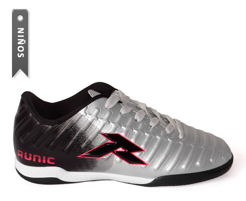 Zapatillas Runic Trap Indoor Niño-plateado