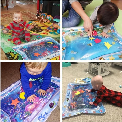 Alfombra Agua Juego Antigolpes Para Bebe Gimnasio Didáctico