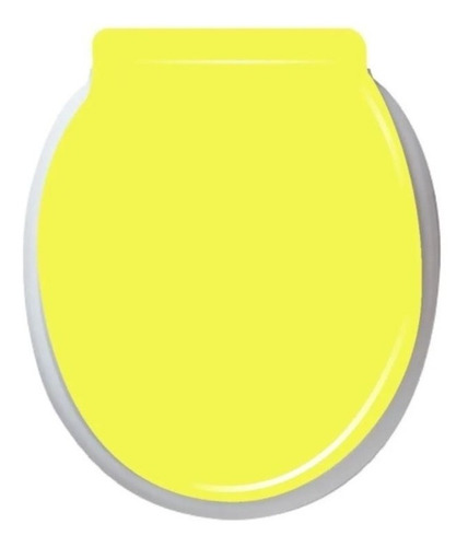 Tapa Inodoro Universal Color Amarillo Ideal Oval 