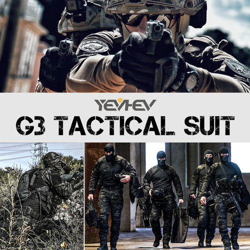 Pavehawke G3 - Camisa De Camuflaje Con Coderas Para Hombre,
